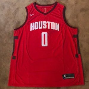 Russell Westbrook Houston Rockets Mens Jersey Red